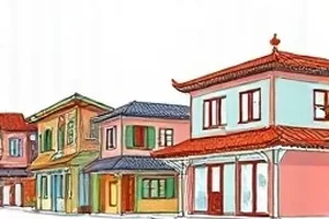 《冬泳俱乐部》封面，寒冬水面与戴泳帽的人群